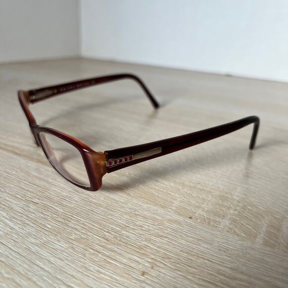 Prada VPR 15F 0AW-1O1 Eyeglasses Amber Frame PARTS ONLY 51-17-135 - Picture 3 of 11